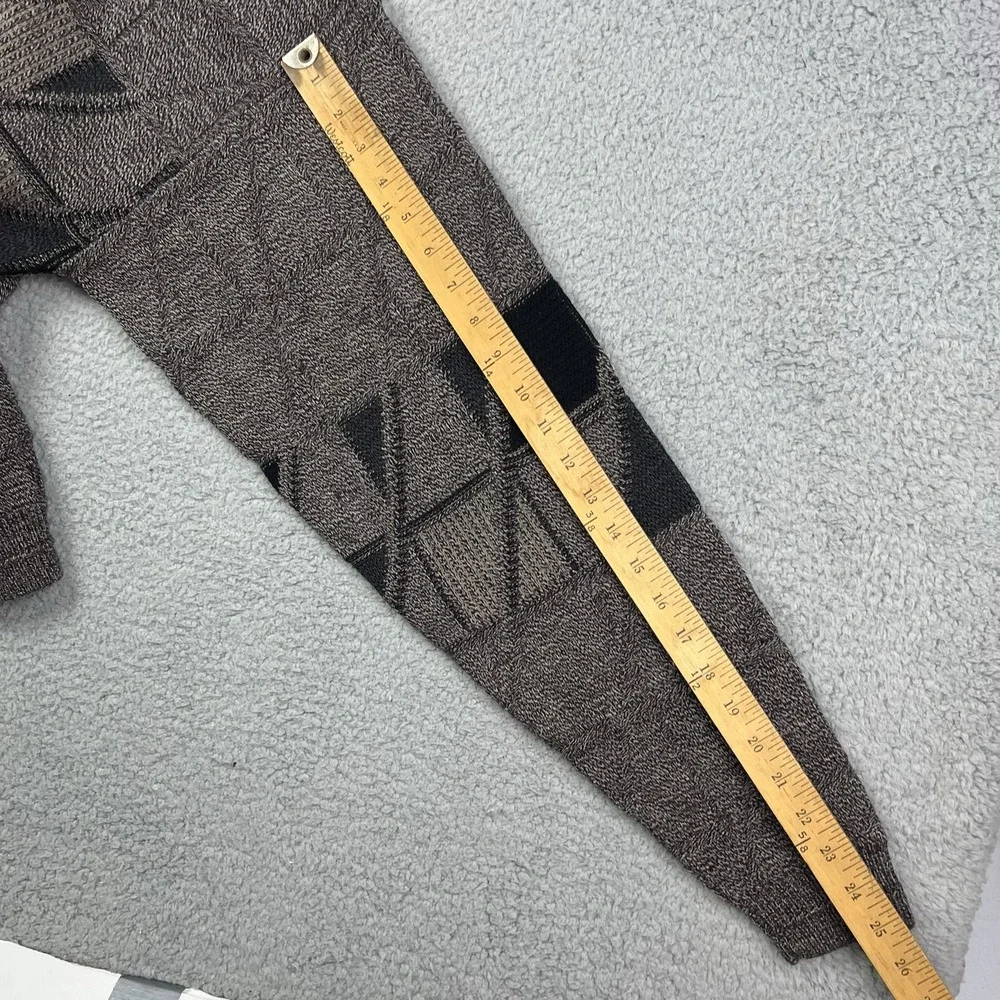 Vtg 90s PDX Jantzen Gray Knit Sweater Triangle Geometric Pullover Grandpa XLT‎